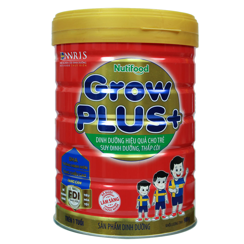 Sữa Grow Plus+1+ (đỏ) suy dinh dưỡng, thấp còi 900gr/12