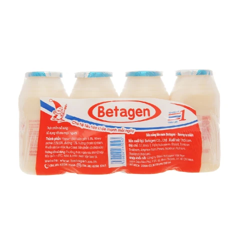 Sữa chua Betagen hương tự nhiên lốc 4*85ml