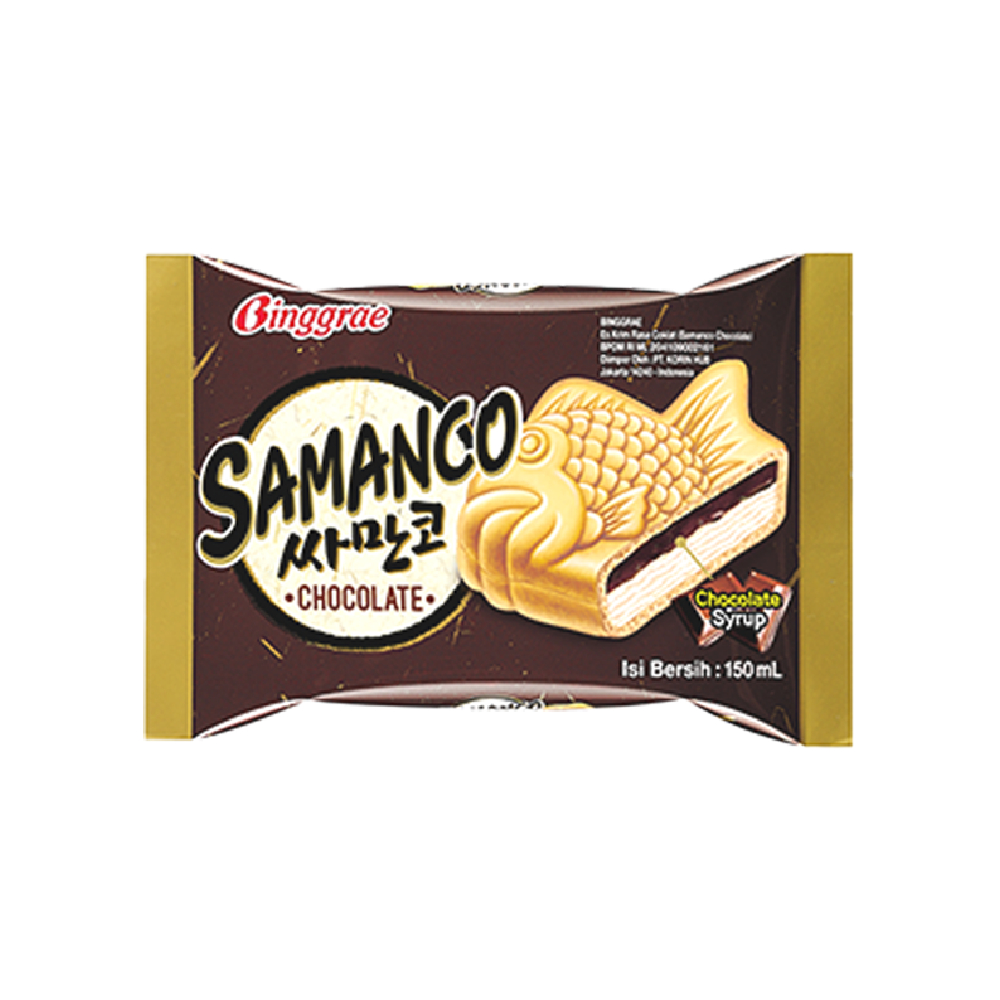 Kem bánh cá Binggrae Samanco Chocolate 150ml