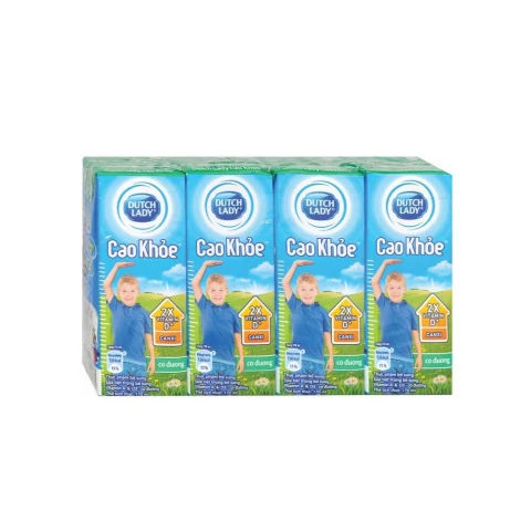 Sữa tươi tiệt trùng  Dutchlady cao khỏe có đường 170ml*4
