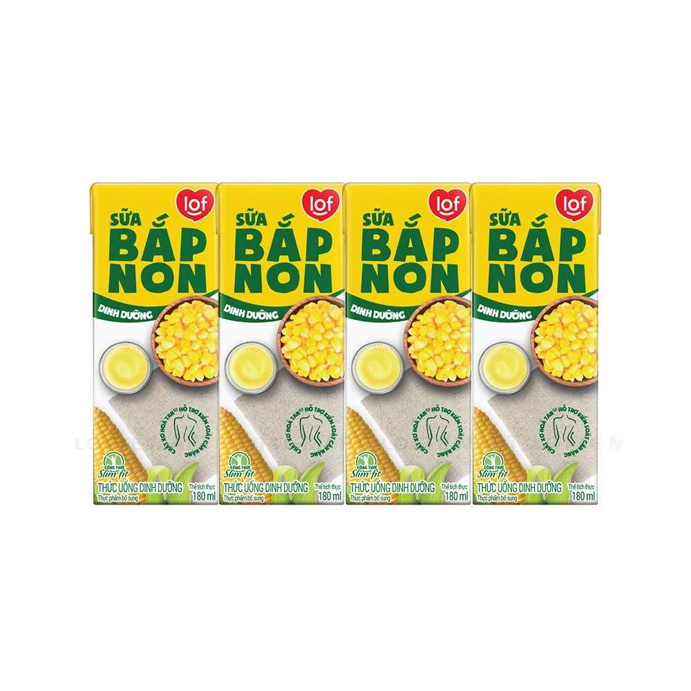 Sữa bắp non Lof Malto  lốc 4*180ml