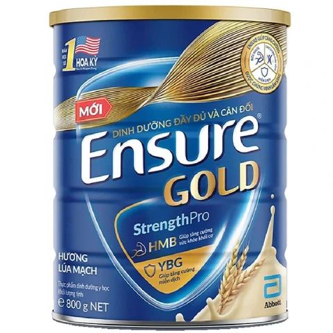 Sữa bột Ensure Gold lúa mạch 800gr