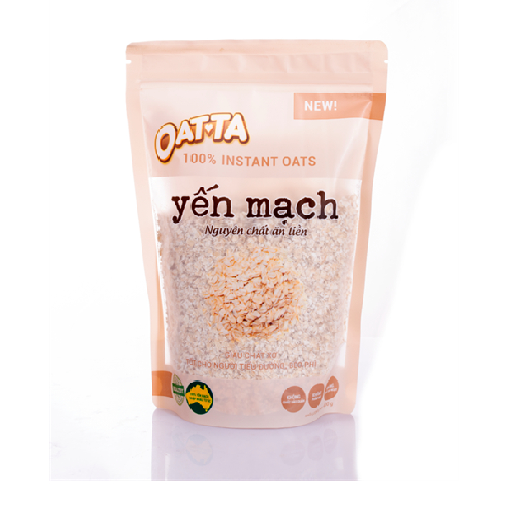Yến mạch nguyên chất ăn liền Oatta  400gr