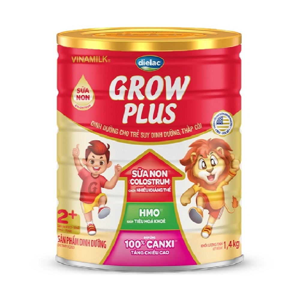 Sữa bột VNM Dielac Grow Plus2+ HT 1.4kg/6