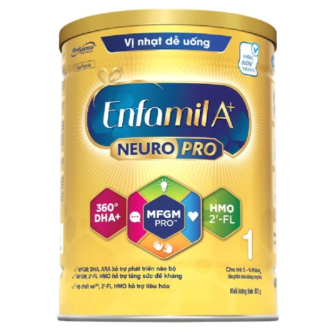 Sữa bột Enfamil A+ Neuropro1-FL HMO từ 0-6 tháng  830gr