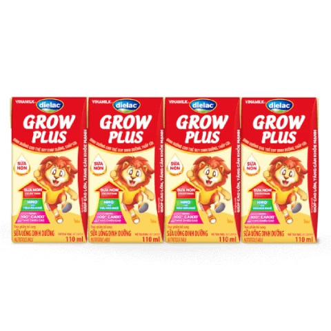 Sữa bột pha sẵn Dielac Grow Plus  lốc 4*110ml