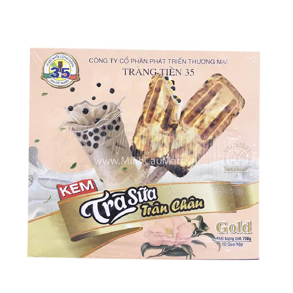 Kem Tràng Tiền 35  trà sữa trân châu 75g/10