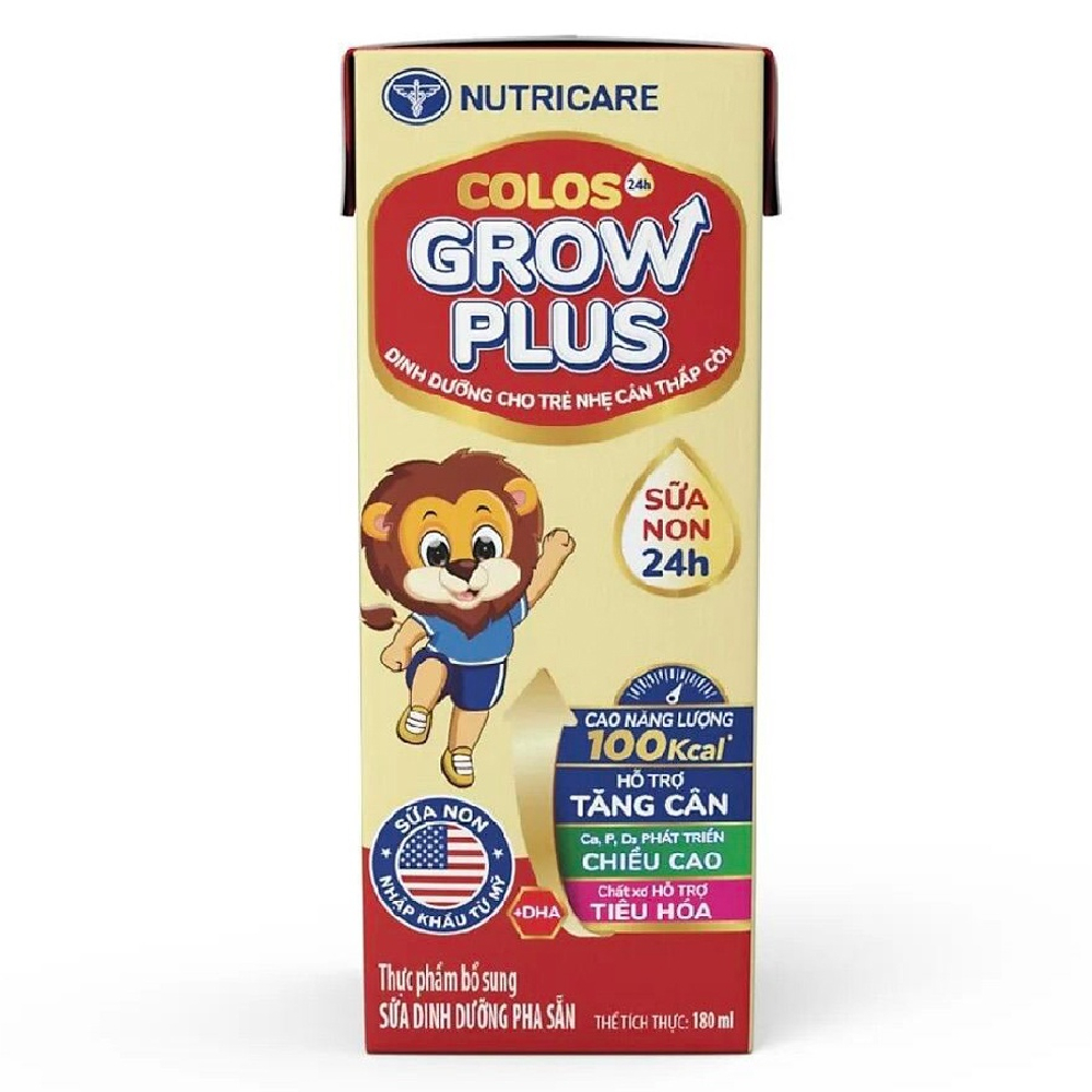 Sữa pha sẵn Nutricare Colos 24h Grow Plus lốc 4*110ml