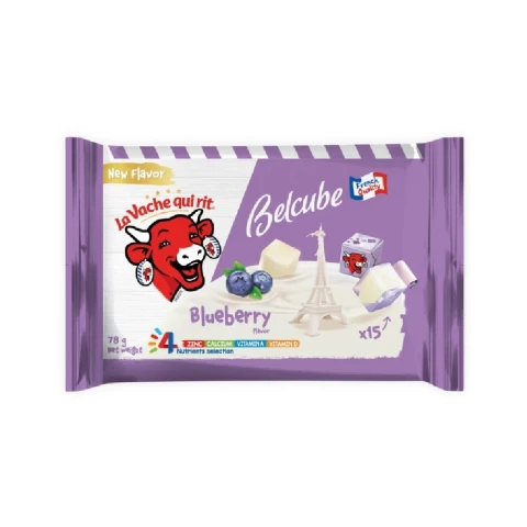 Phô mai vuông  Belcube việt quất  78gr