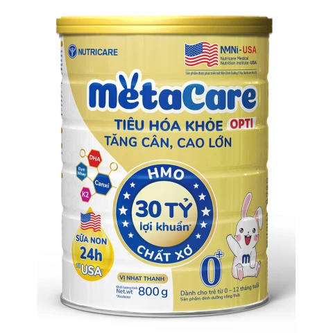 Sữa bột MetaCare OPTI từ 2-10 tuổi 850gr/12