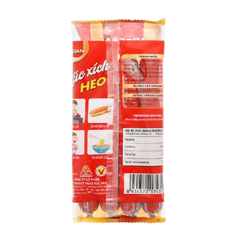 Xúc xích TT Heo Vissan 160gr