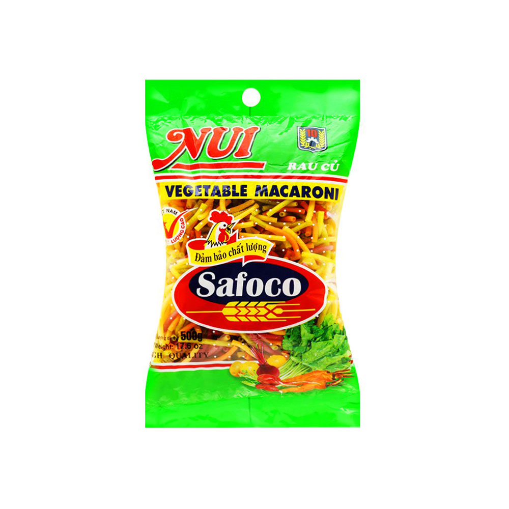 Nui nhỏ rau củ Safoco  500gr