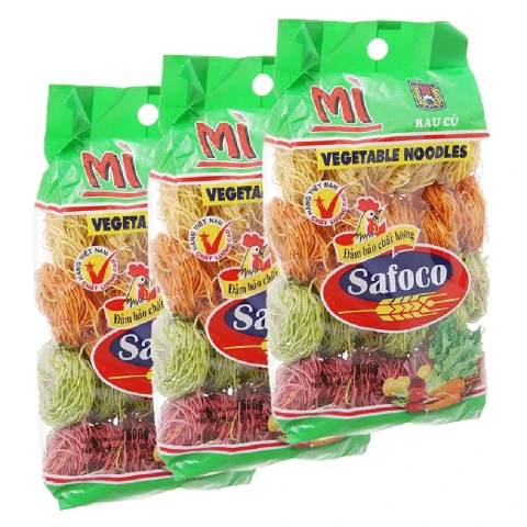 Mì sợi nhỏ rau củ Safoco  500gr