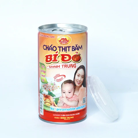 Cháo bí đỏ Minh Trung  365gr