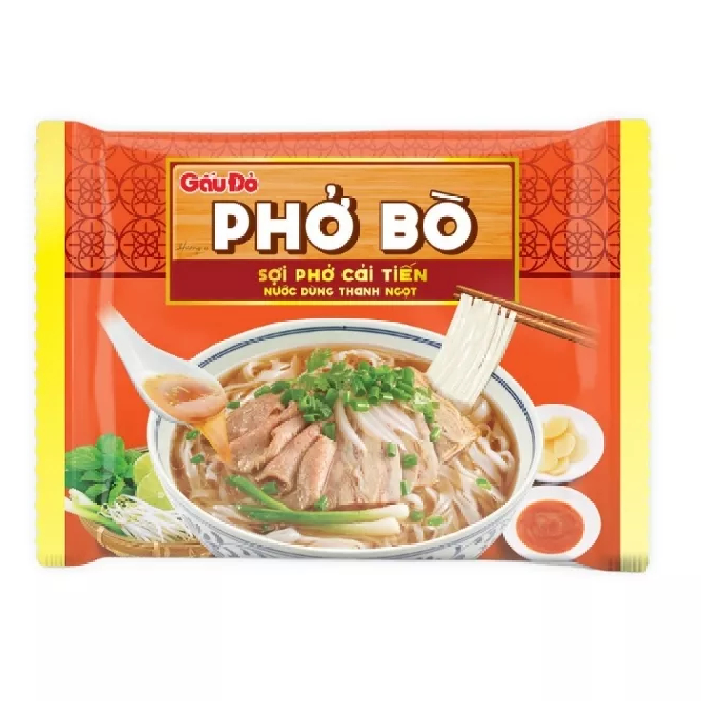 Phở Gấu Đỏ vị bò 65g