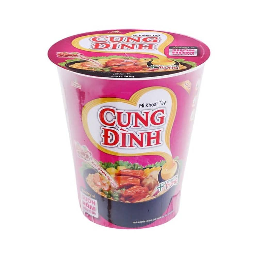 Mì khoai tây Cung Đình sườn heo  ly 65gr