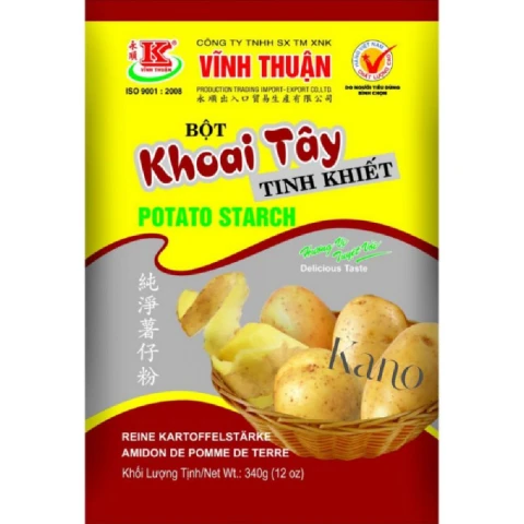 Bột Khoai tây tinh khiết Vĩnh Thuận  340gr