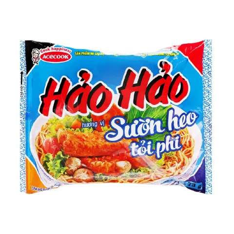 Mì Hảo Hảo sườn heo tỏi phi 73gr