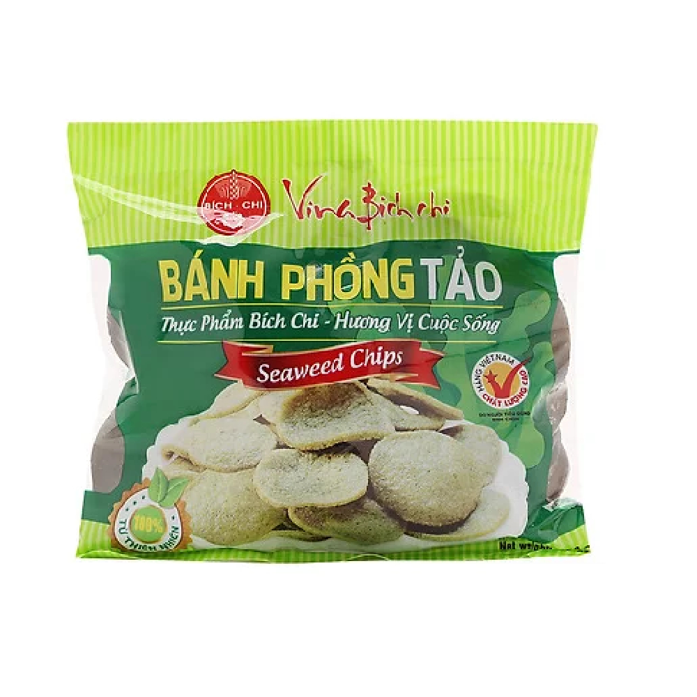 Bánh phồng tôm Bích Chi tảo 100gr