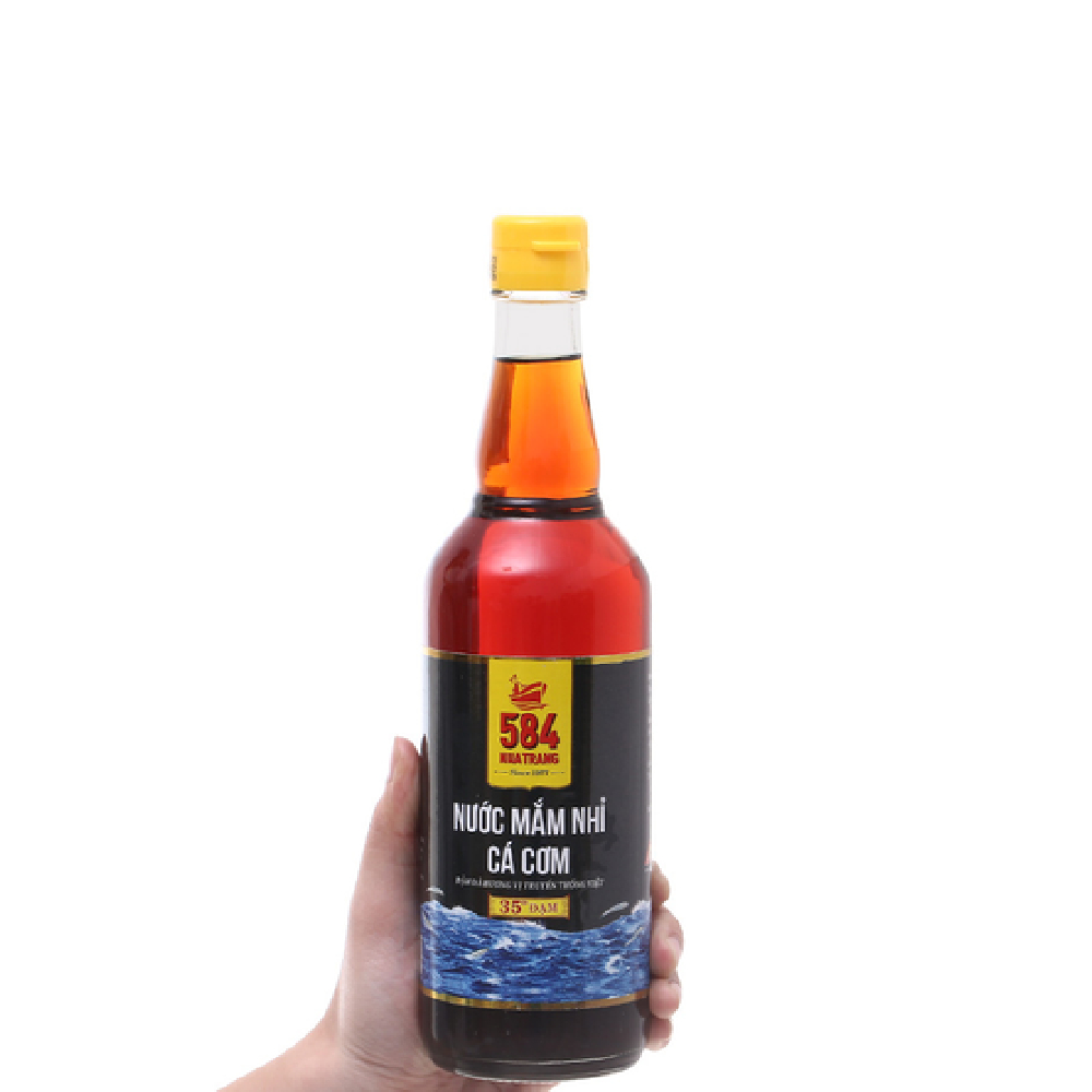 Nước mắm nhỉ cá cơm 584 Nha Trang 35 đạm 500ml