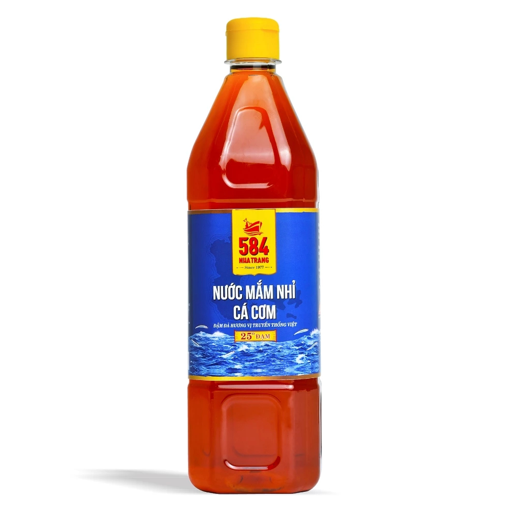 Nước mắm nhỉ cá cơm 584 Nha Trang 25 đạm 1L