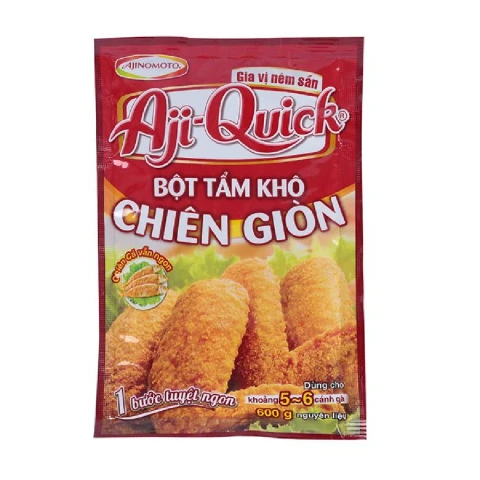 Bột tẩm khô chiên giòn Aji-Quick   42gr