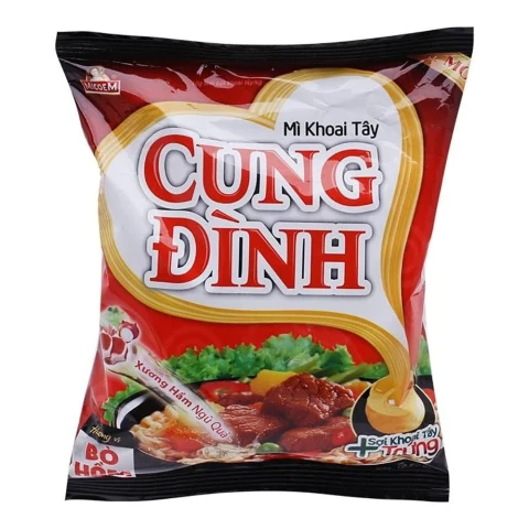 Mì khoai tây Cung Đình bò hầm bát 80gr