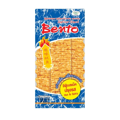 Snack mực tẩm Bento hải sản cay nồng (xanh) 5gr/312