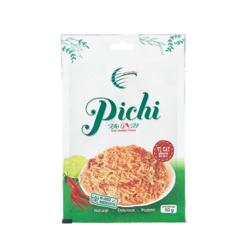 Khô gà xé Pichi vị cay 50gr