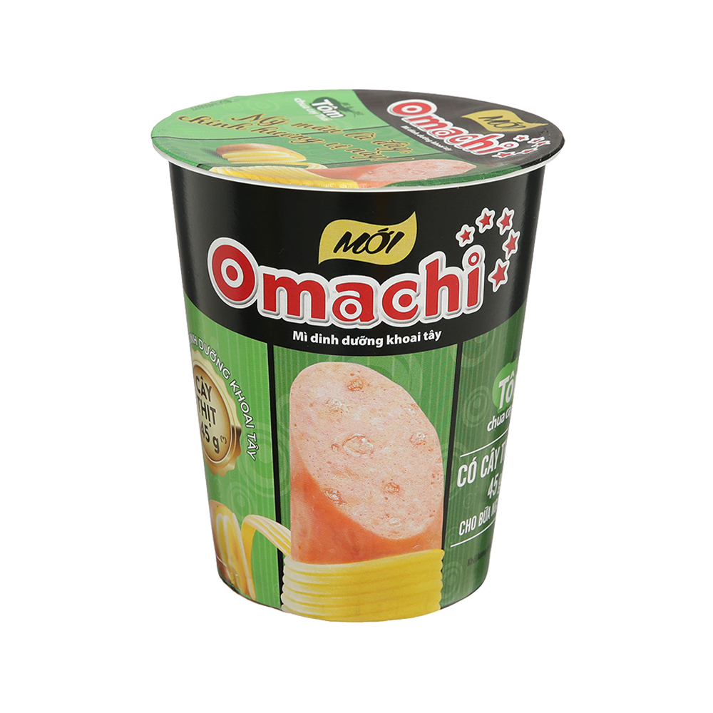 Mì khoai tây Omachi tôm chua cay có thịt ly 111gr