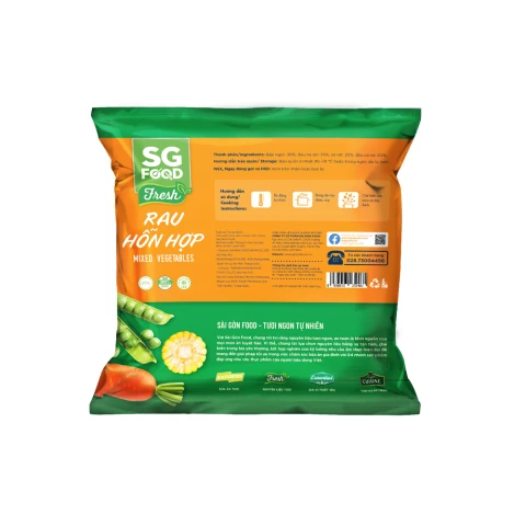 Rau hỗn hợp Sài Gòn Food   500gr