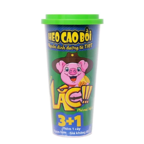 Xúc xích  Heo Cao Bồi  lắc phô mai bắp bơ 4cây*13gr