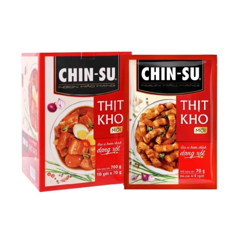 Xốt Chinsu  thịt kho gia vị hoàn chỉnh 70gr