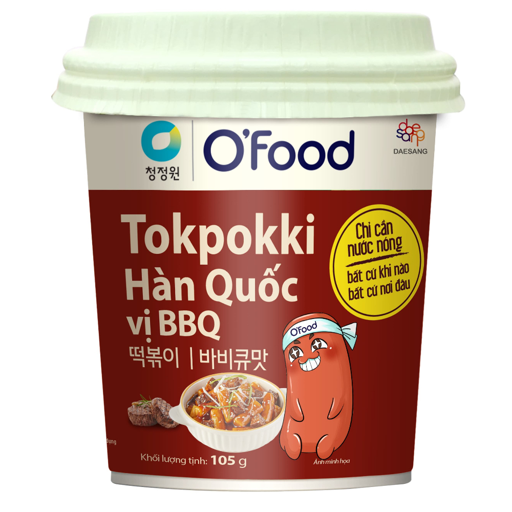 Tokpokki Hàn Quốc O Food vị truyền thống hộp 105gr