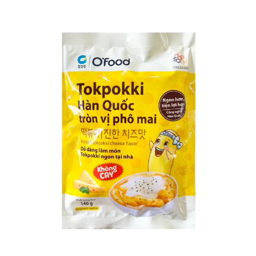 Tokpokki Hàn Quốc O Food vị phô mai 140gr