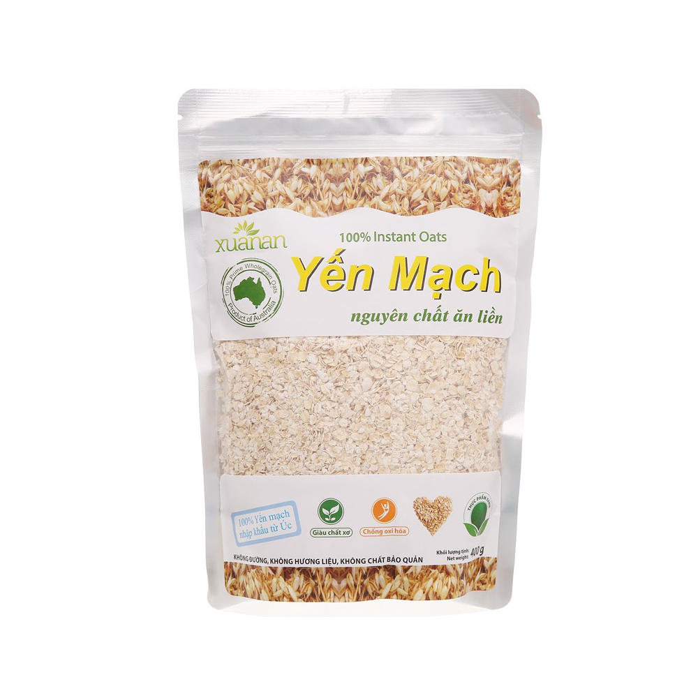 Yến mạch nguyên chất ăn liền    400g