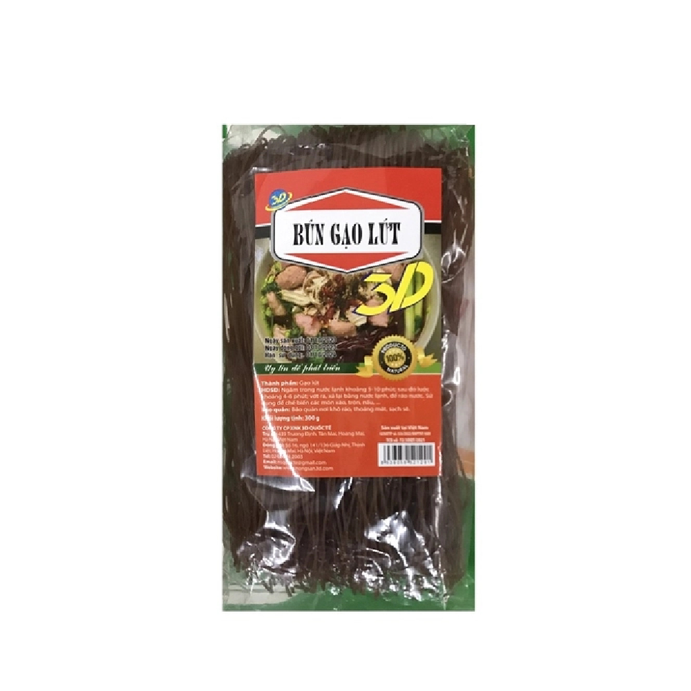 Bún gạo lứt 3D  300gr