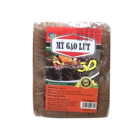 Mỳ gạo lứt 3D  300gr
