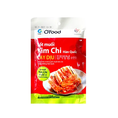 Sốt muối kim chi Hàn Quốc O Food vị truyền thống 180gr
