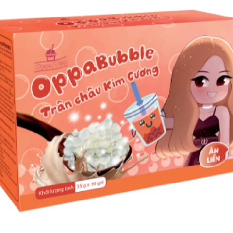 Trân châu kim cương Oppa Bubble  350gr