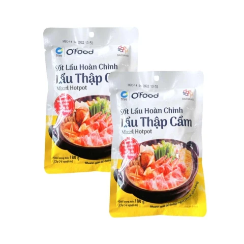 Sốt lẩu hoàn chỉnh O Food lẩu thập cẩm 180gr