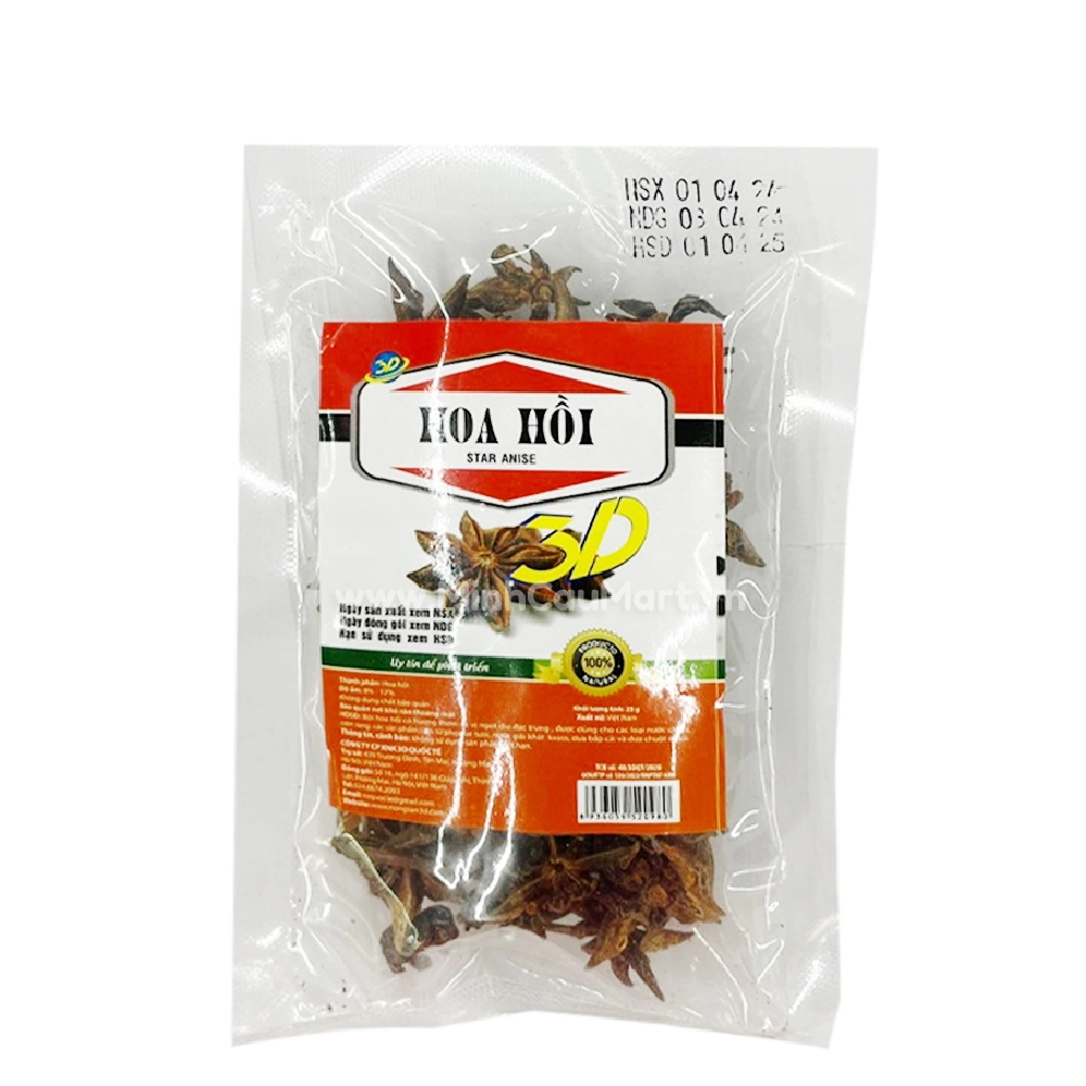 Hoa hồi 3D  25gr