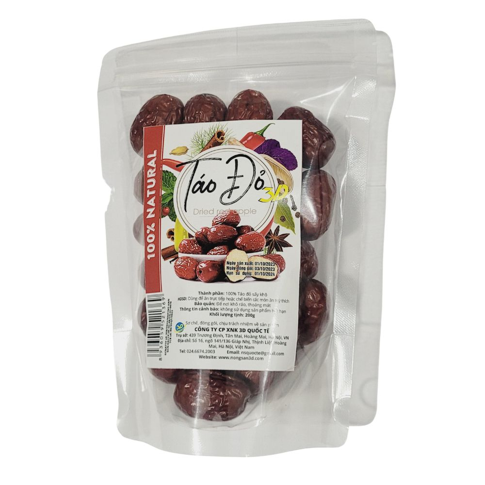 Táo đỏ  3D  200gr