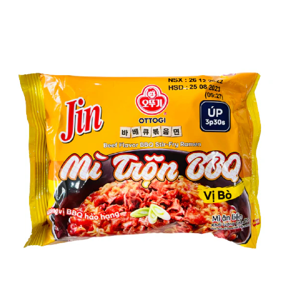 Mì trộn BBQ vị bò Otoki 75g/30