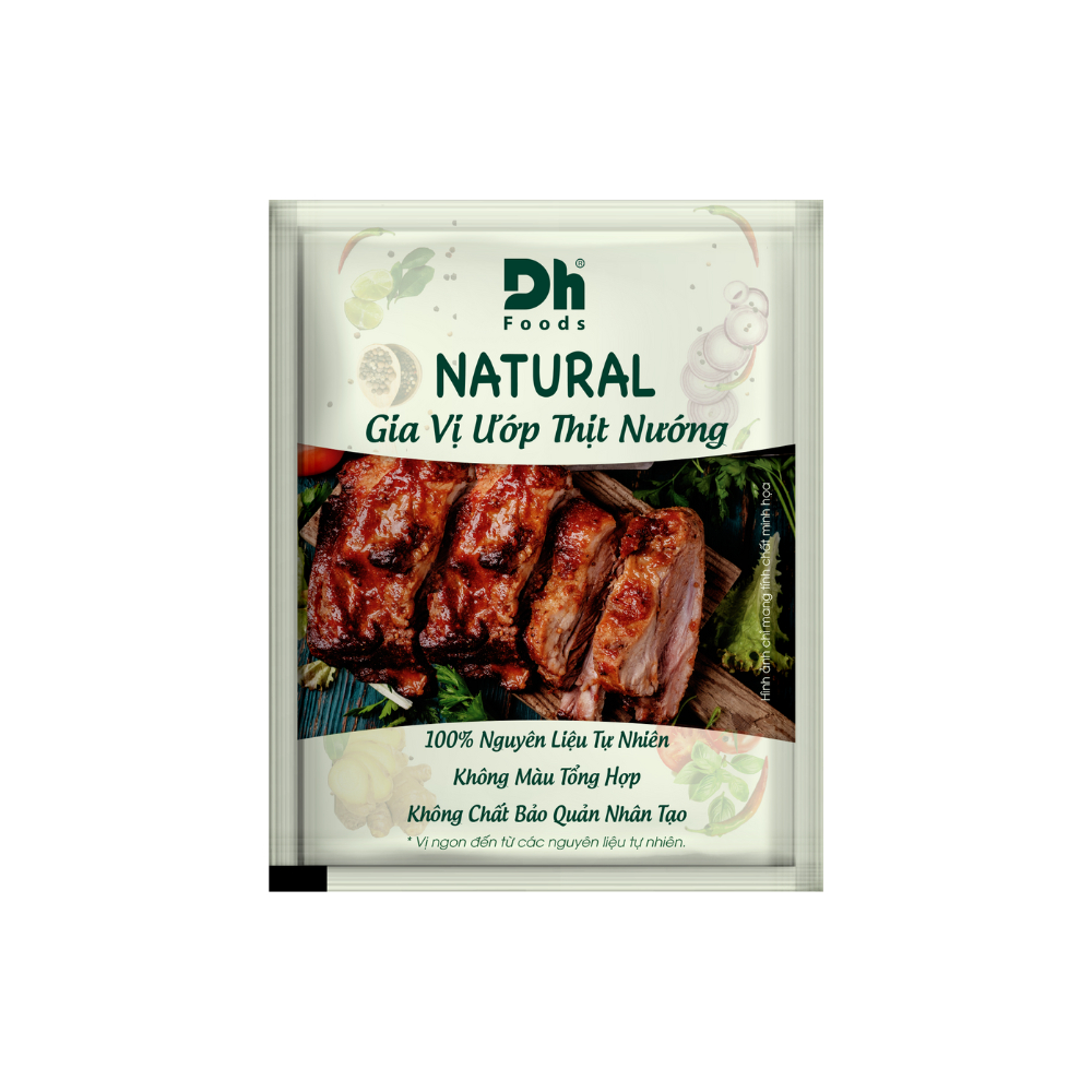 Gia vị ướp thịt nướng DH Foods Natural  10gr
