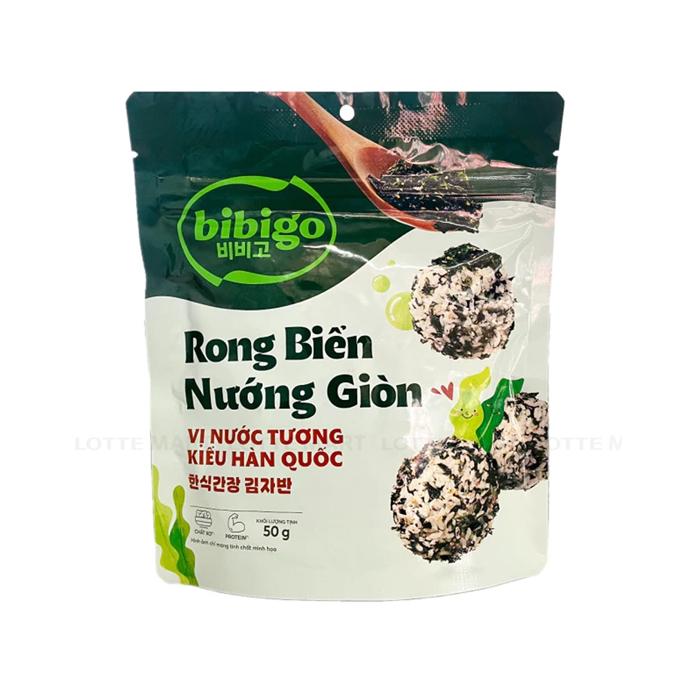 Rong biển rắc cơm Bibigo vị nước tương  30gr