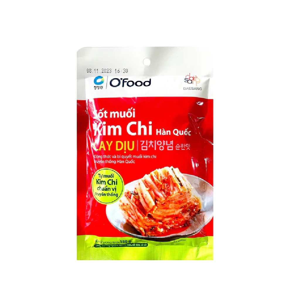 Sốt muối kim chi Hàn Quốc O Food vị cay dịu 180gr
