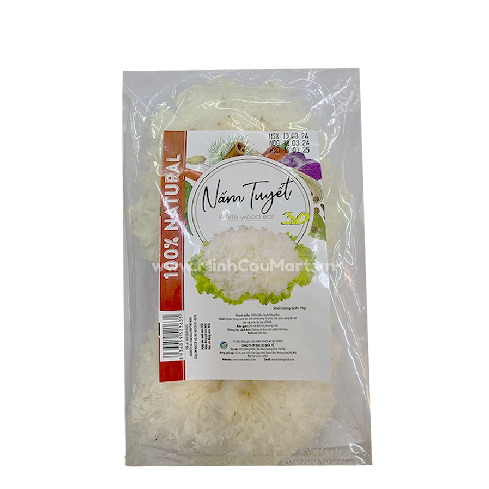 Nấm Tuyết 3D  70gr