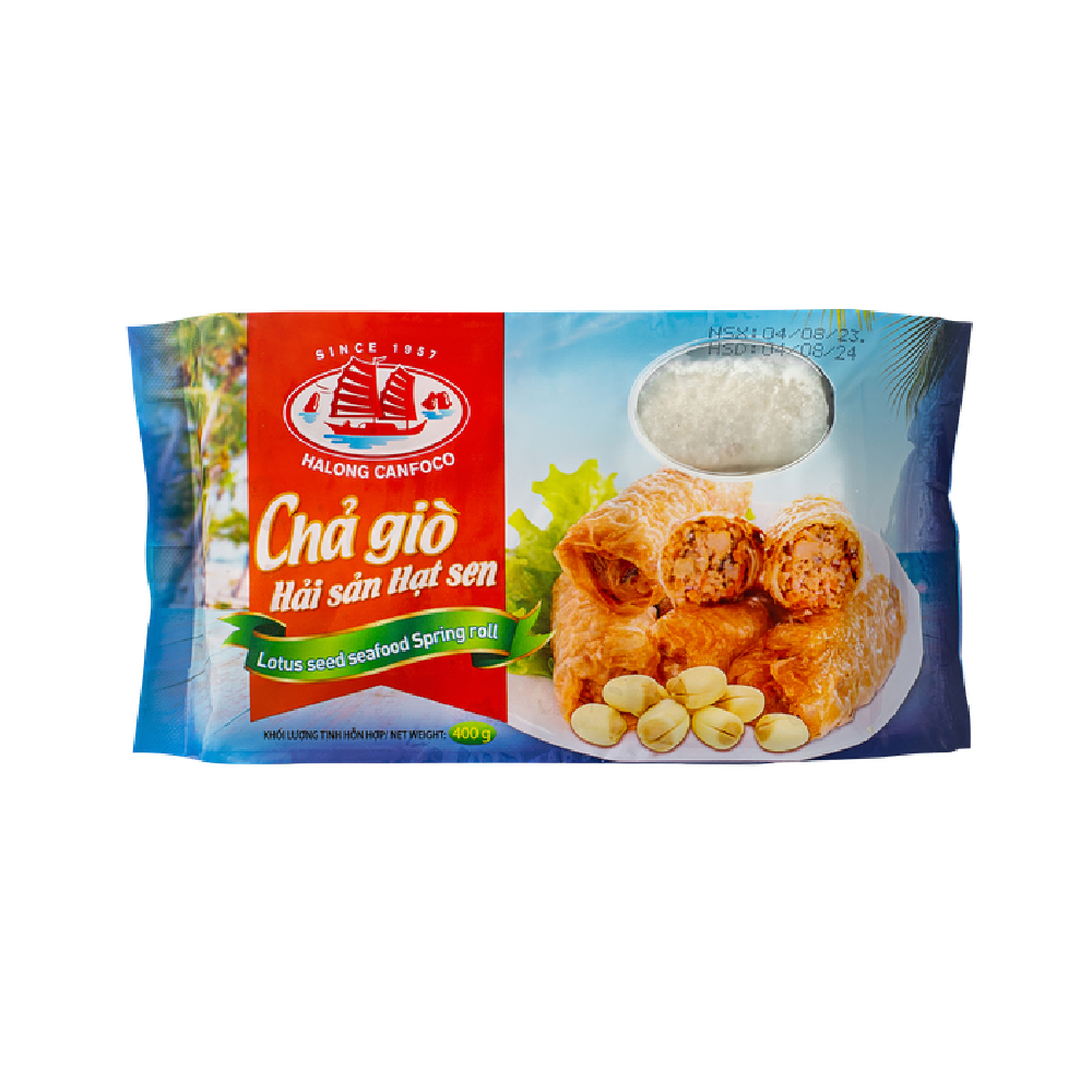 Chả giò hải sản hạt sen Hạ Long   400gr