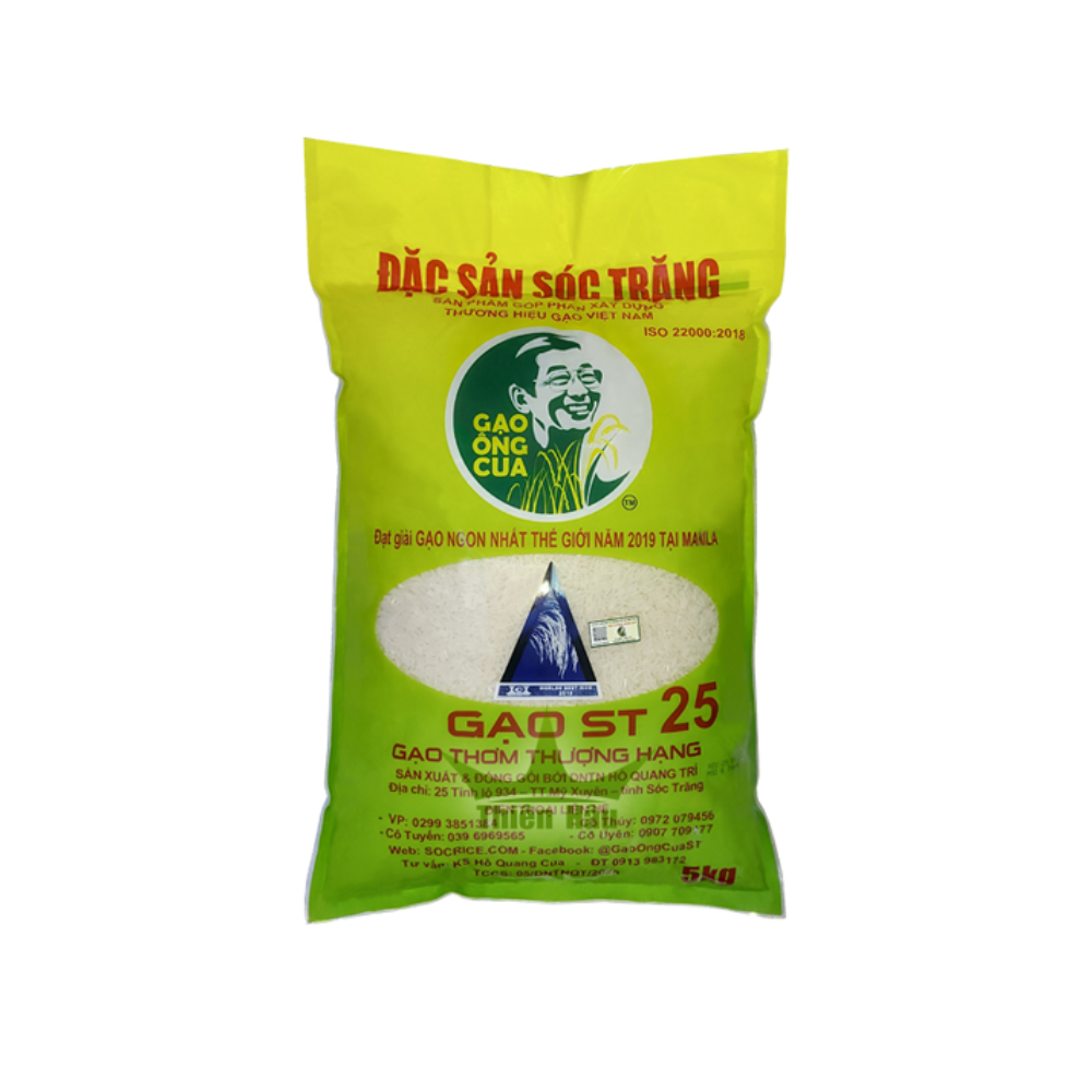 Gạo ST25  Hồ Quang Cua  5kg